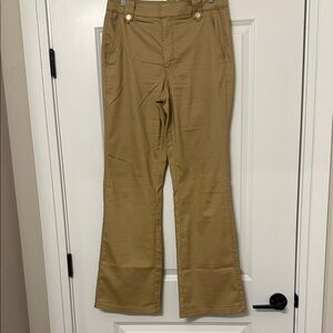 White House Black Market Tan Trousers